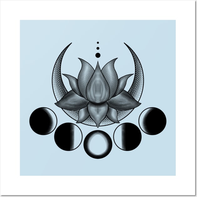 Lotus phase Wall Art by Courteney Valentine